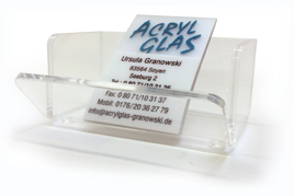 Werbedisplays aus Plexiglas